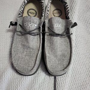 Hey Dude Wally Loafers Grey Men's Size 11